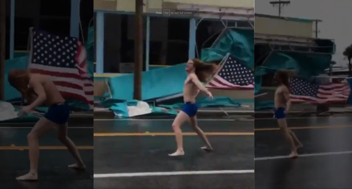 Watch This Loose Unit Fight Hurricane Florence to Slayer's 'Raining Blood'