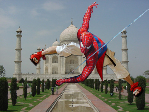An Indian Politician Taking Tips From Spiderman