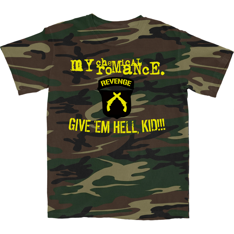 Give Em Hell Camo T-Shirt | My Chemical Romance