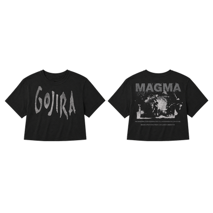 Magma Live Womens Crop Top | Gojira