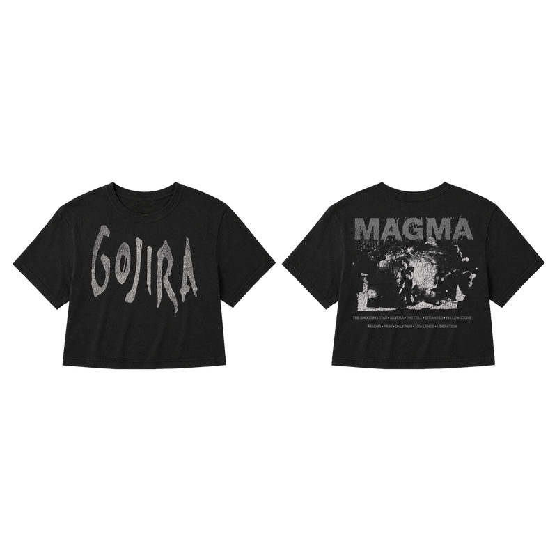 Magma Live Womens Crop Top | Gojira
