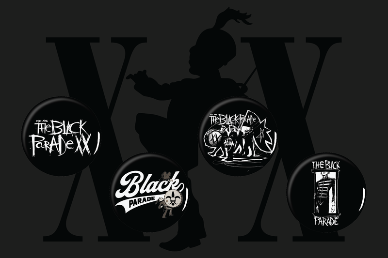 The Black Parade 20th Anniversary Button Pack | My Chemical Romance