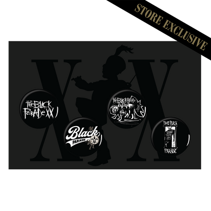 The Black Parade 20th Anniversary Button Pack | My Chemical Romance