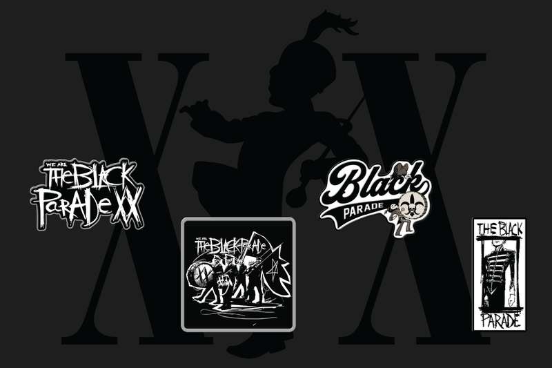 The Black Parade 20th Anniversary Pin Set | My Chemical Romance