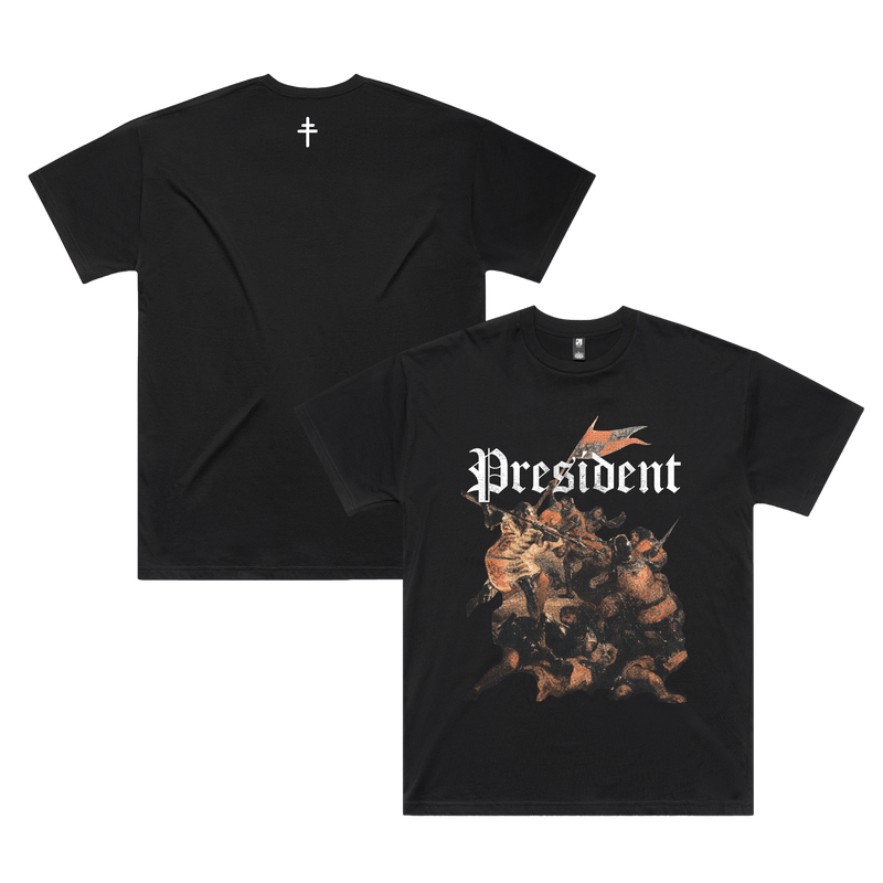 Blood Of Your Empire Old English T-Shirt Black | PRESIDENT
