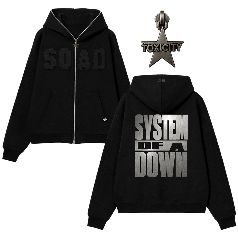 SOAD Toxicity Zip Up Hoodie | SYSTEM OF A DOWN