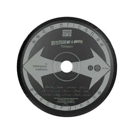 Toxicity Album Tire Cover | SYSTEM OF A DOWN