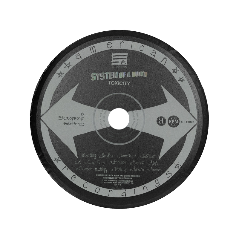 Toxicity Album Tire Cover | SYSTEM OF A DOWN