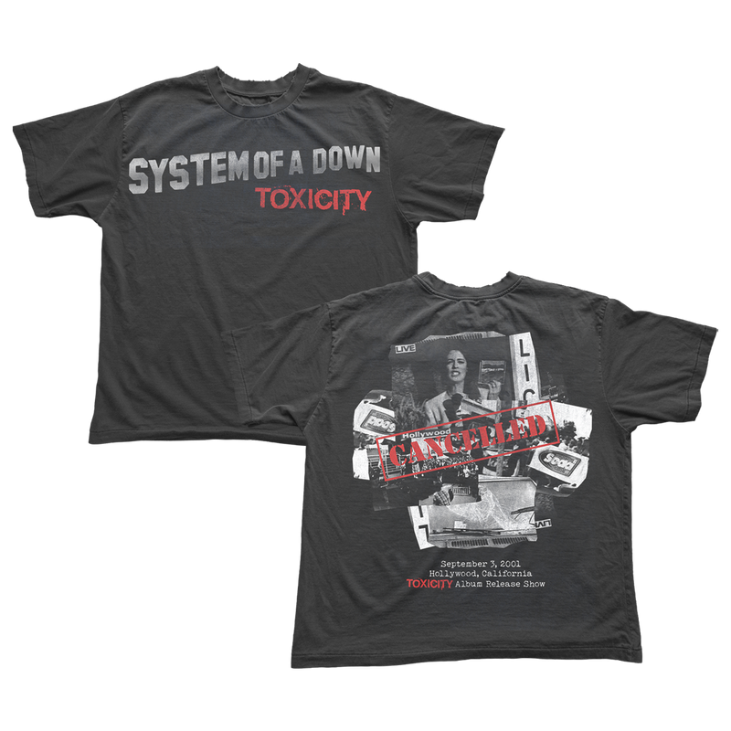 Toxicity Album Release Party T-Shirt | SYSTEM OF A DOWN