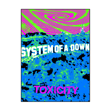 Toxicity Blacklight Poster | SYSTEM OF A DOWN