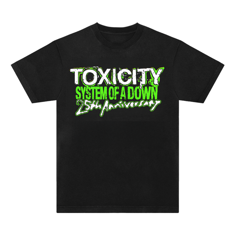 Toxicity 25 Tracklist T-Shirt | SYSTEM OF A DOWN