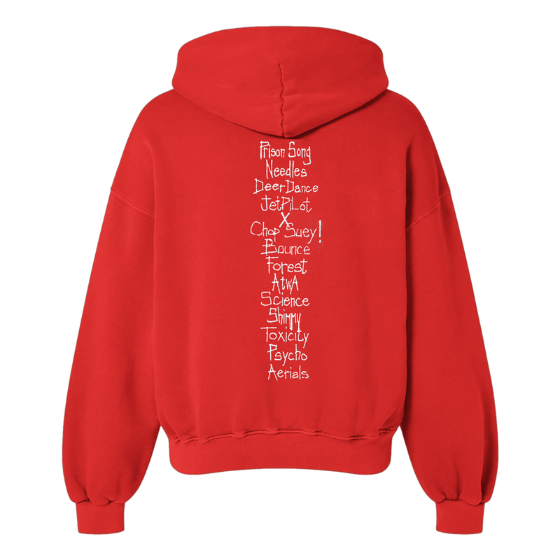 Toxicity 25 Tracklist Hoodie | SYSTEM OF A DOWN