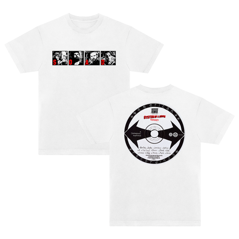 Toxicity Album T-Shirt | SYSTEM OF A DOWN
