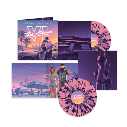 Grand Theft Auto VI: The Album - Pink Vinyl with Purple Splatter (Exclusive) | Various Artists