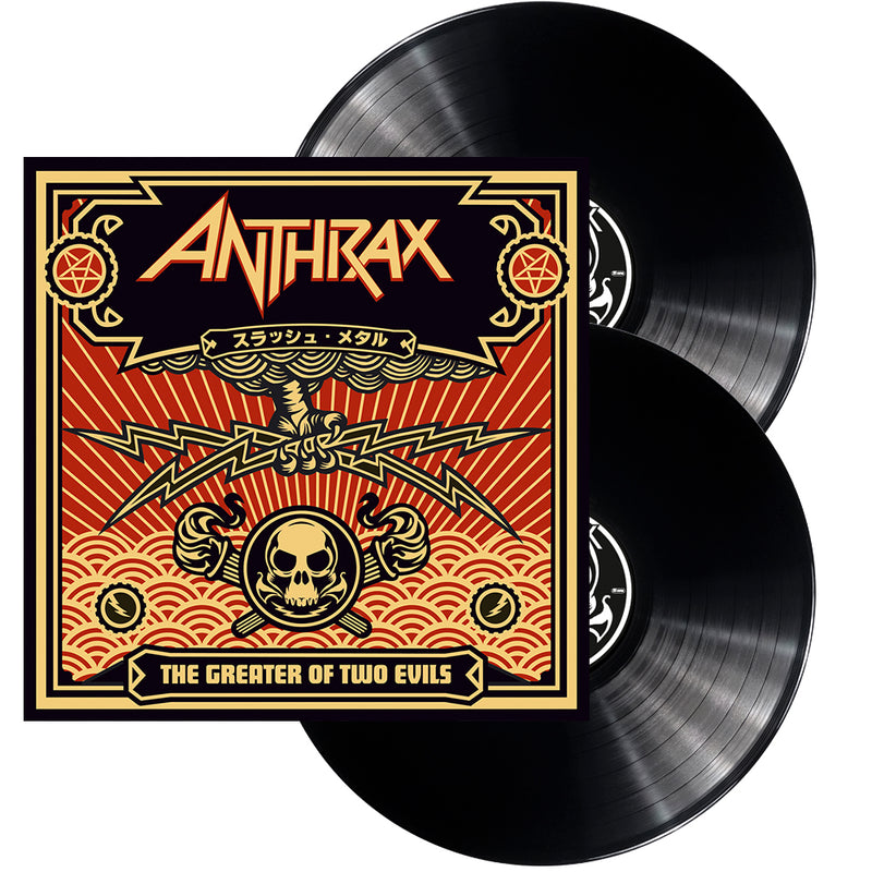 THE GREATER OF TWO EVILS (Black 2LP) | Anthrax