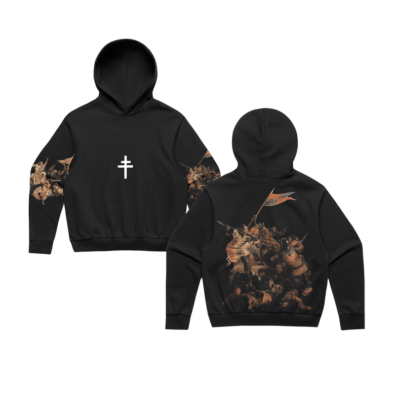 Blood Of Your Empire Art Hoodie Black | PRESIDENT