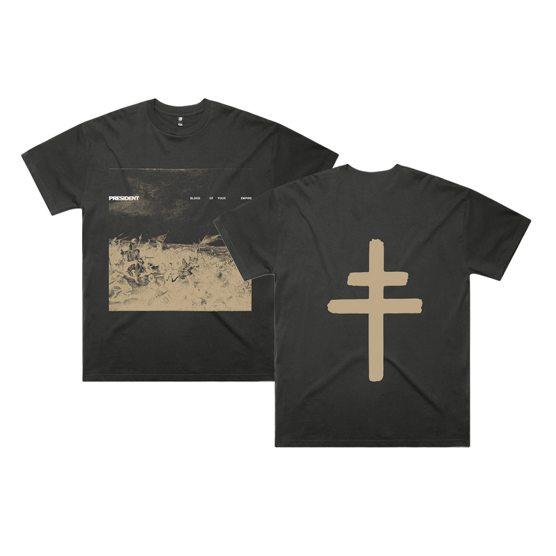 Blood Of Your Empire Title T-Shirt Black | PRESIDENT