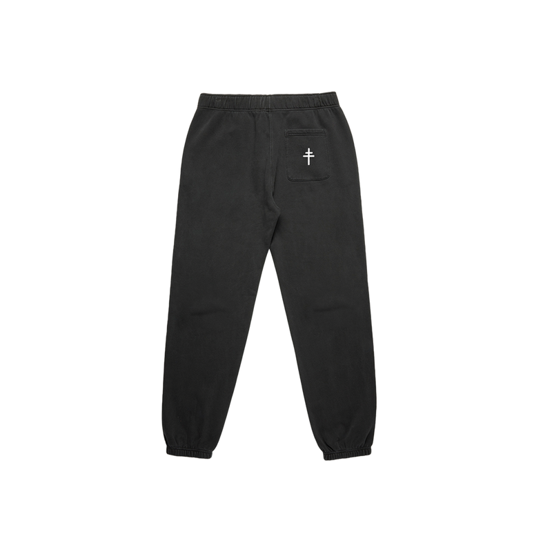 Blood Of Your Empire Washed Joggers Black | PRESIDENT