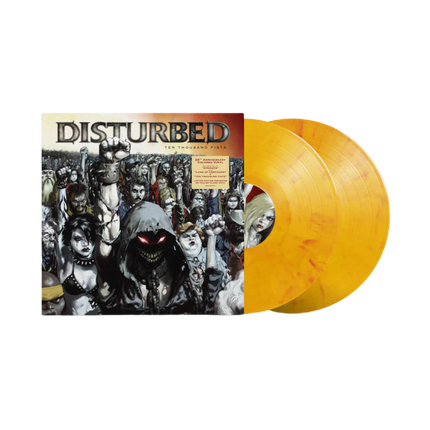 Ten Thousand Fists (20th Anniversary Edition) Yellow Flame Vinyl | Disturbed