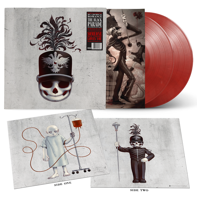 The Black Parade 20th Anniversary Edition (Deluxe) Exclusive Bloodline Red 2LP | My Chemical Romance