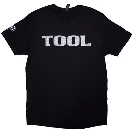 Tool Unisex T-Shirt: Metallic Silver Logo (Black)