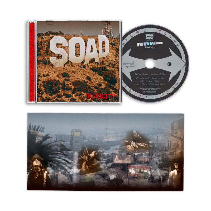 Toxicity 25th Anniversary Exclusive CD | SYSTEM OF A DOWN