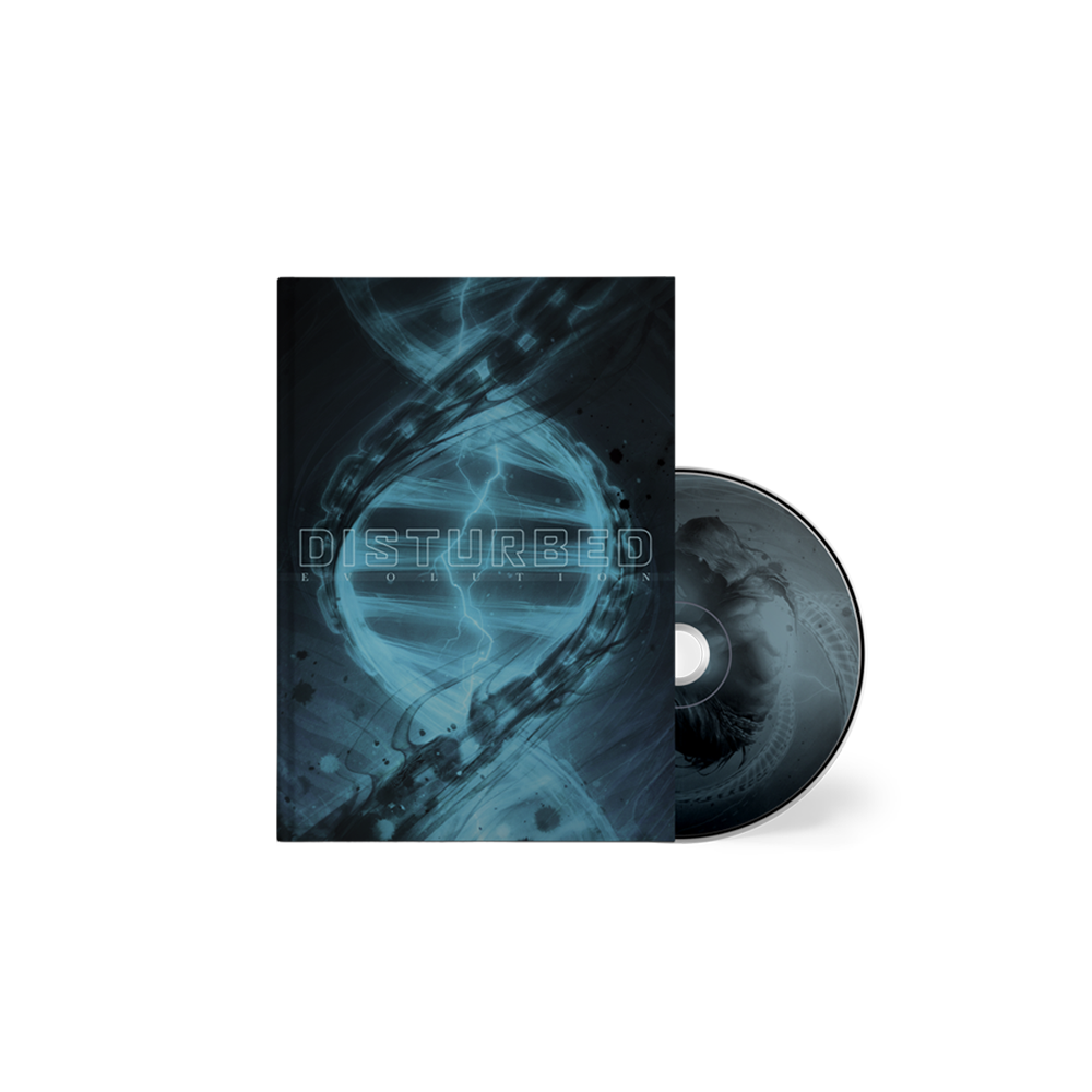Disturbed | Evolution (Hardcover Deluxe CD Book) – Maniacs Store