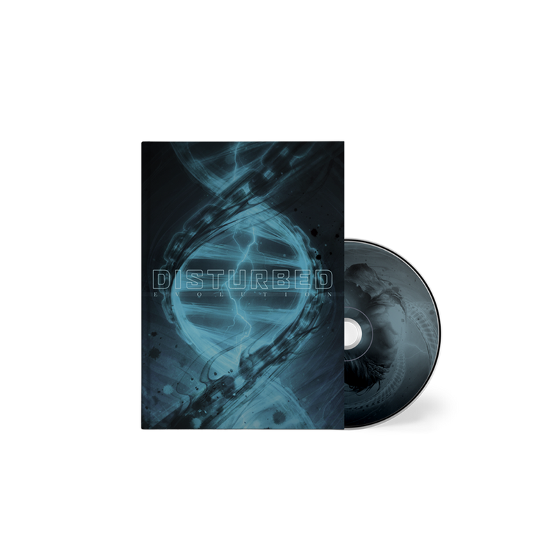 Disturbed | Evolution (Hardcover Deluxe CD Book) – Maniacs Store