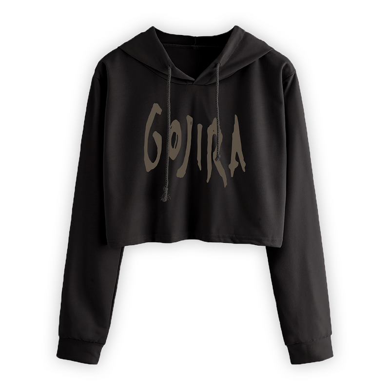 Gojira STD Logo Crop Hoodie