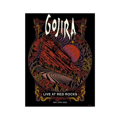 Gojira Red Rocks poster