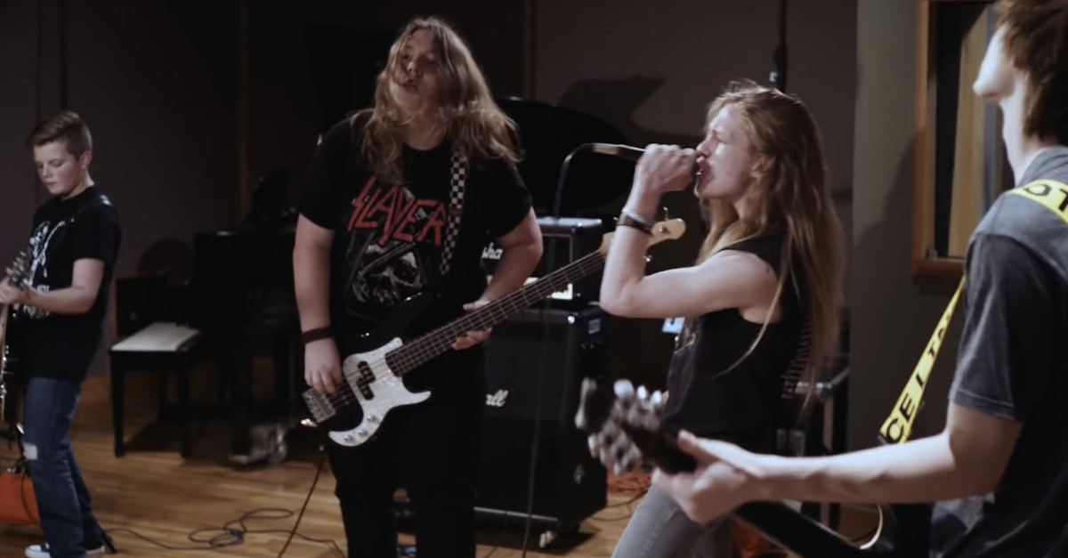 Teenagers Cover Pantera's '5 Minutes Alone'