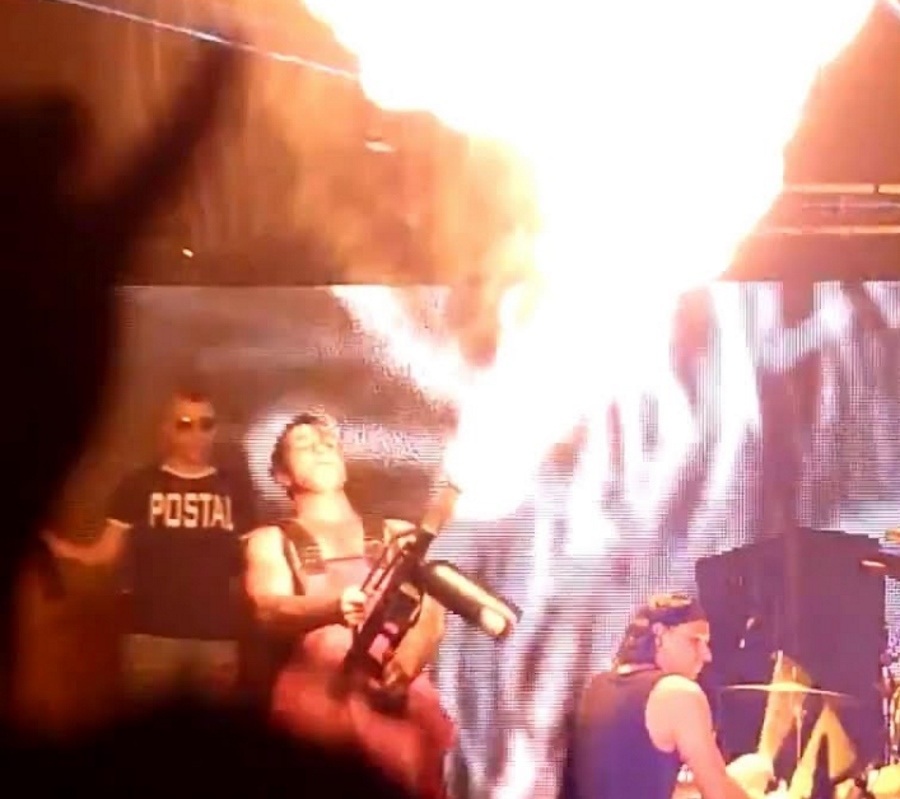 Rammstein Sets Fire to Tool's Stage in 2011