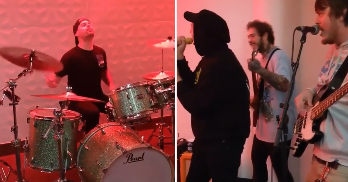 Jared Dines Jams Metal With Post Malone