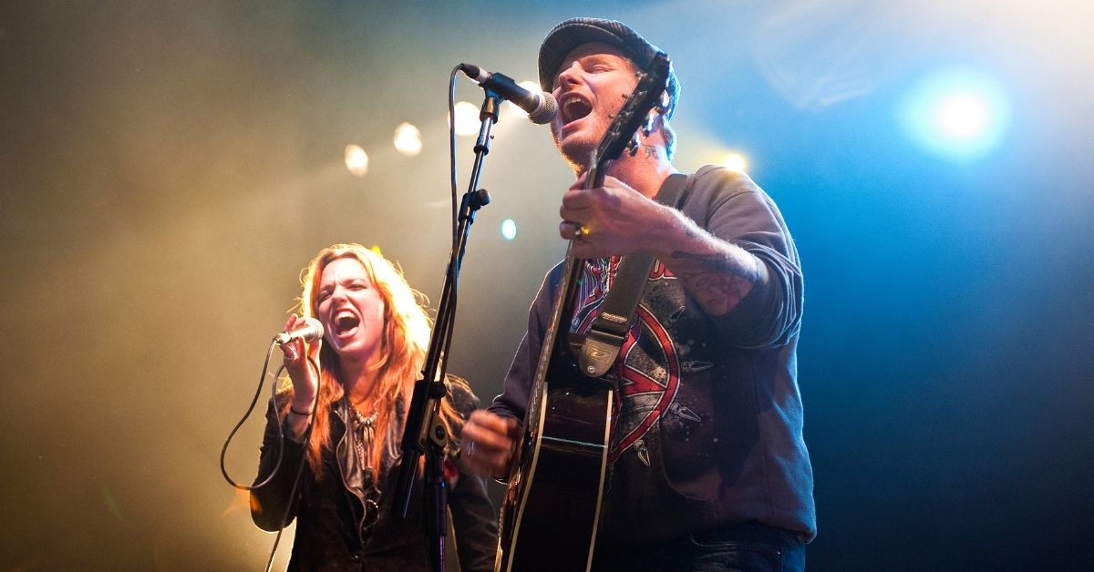 corey taylor and lzzy hale live