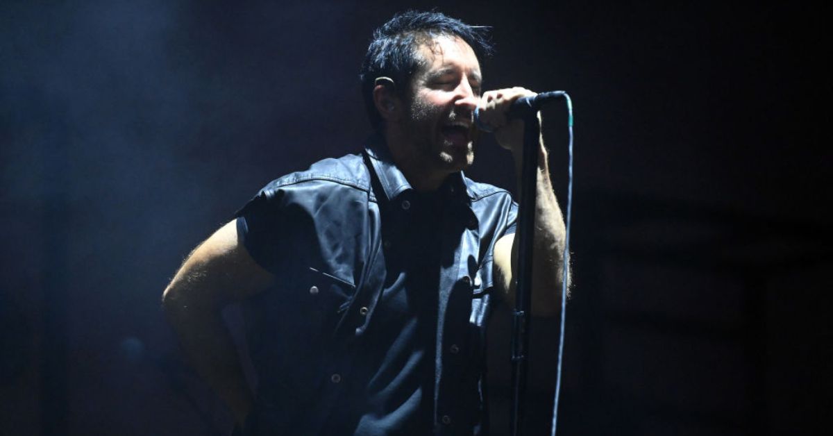 Trent Reznor performing live with Nine Inch Nails