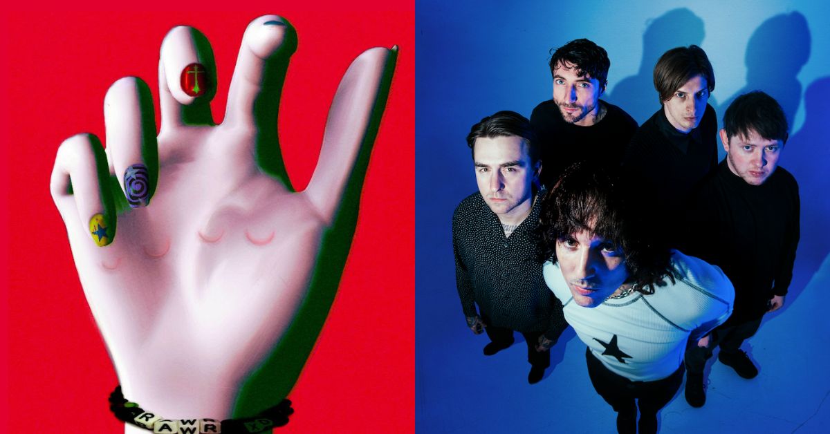 A comp image featuring the artwork for the Bring Me The Horizon single 'LosT' and a photo of Bring Me The Horizon against a deep blue backdrop. 