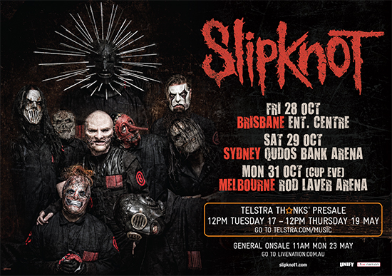 slipknot tour australia 2023 tickets