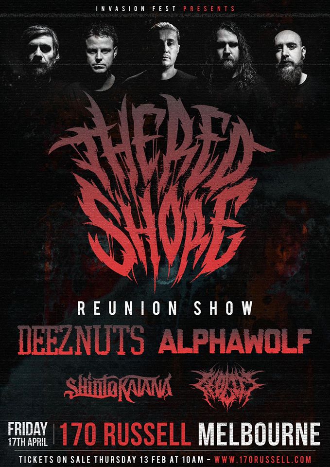The Red Shore Show flyer