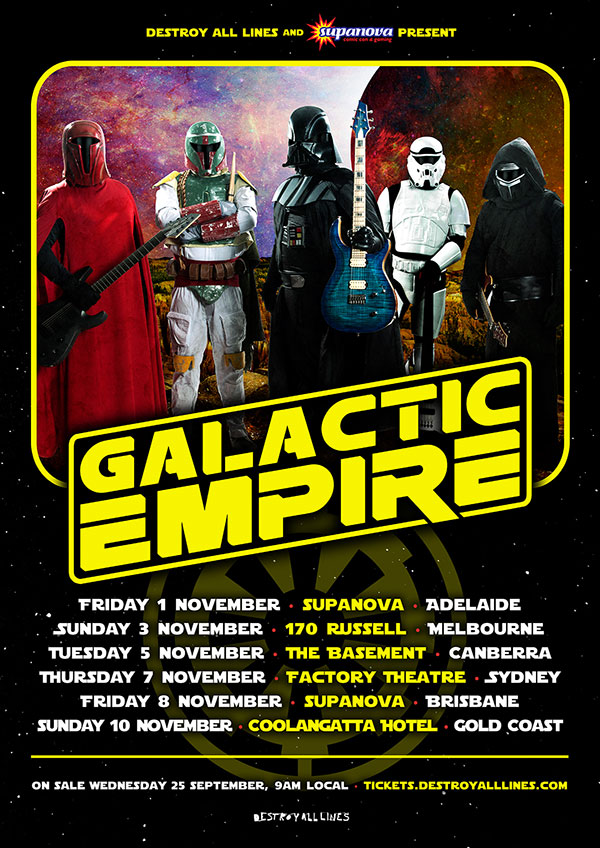 Galactic Empire Tour Poster