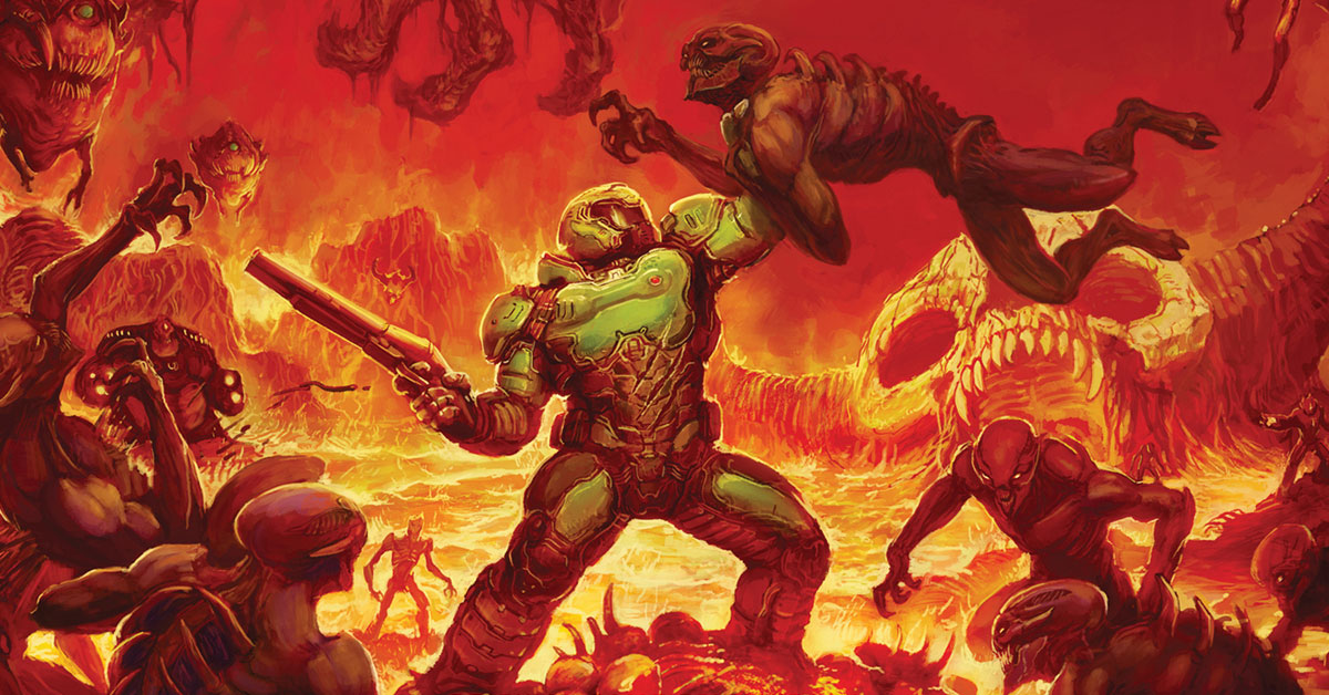 Slay Demons To The Official DOOM Soundtrack.