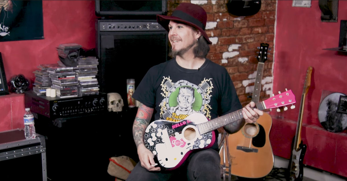 John 5 Slays on Hello Kitty Guitar.