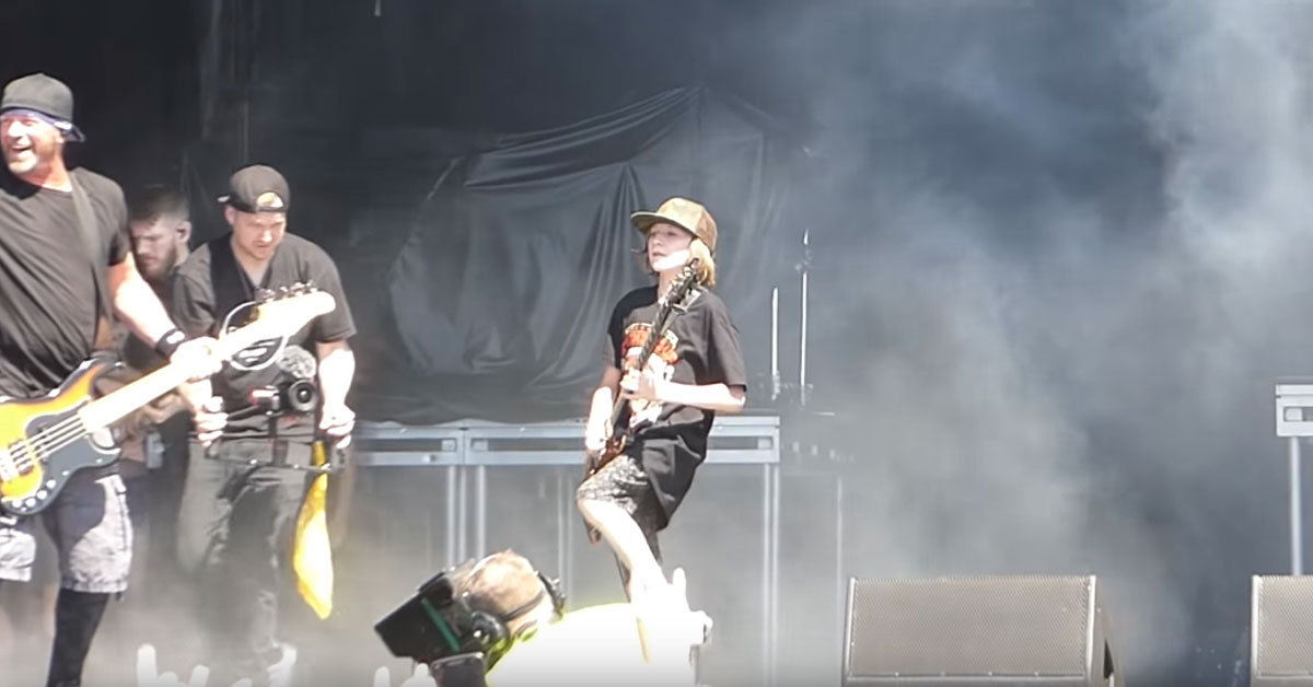 Watch This 12-Year Old Kid Shred with Sevendust