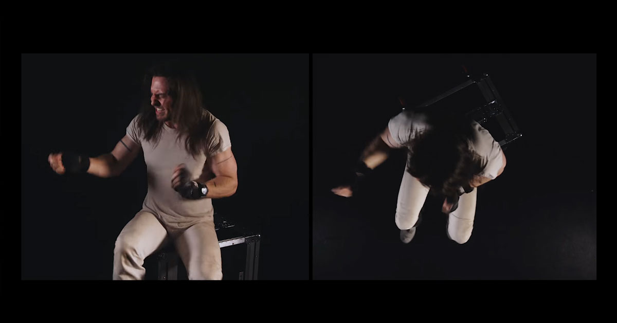 Watch Andrew W.K. Perfectly Air-Drum to Napalm Death.