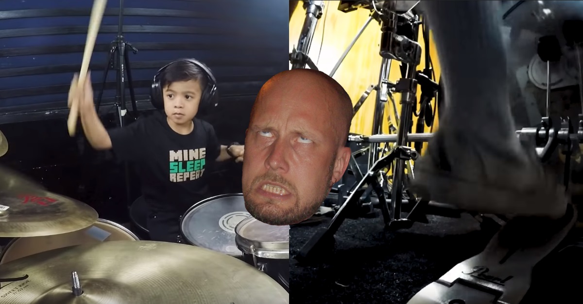 Watch This 8-Year-Old Completely Slay Meshuggah's 'Bleed' on Drums