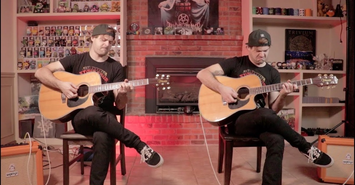 Watch Jared Dines Play Metal on an Acoustic Guitar