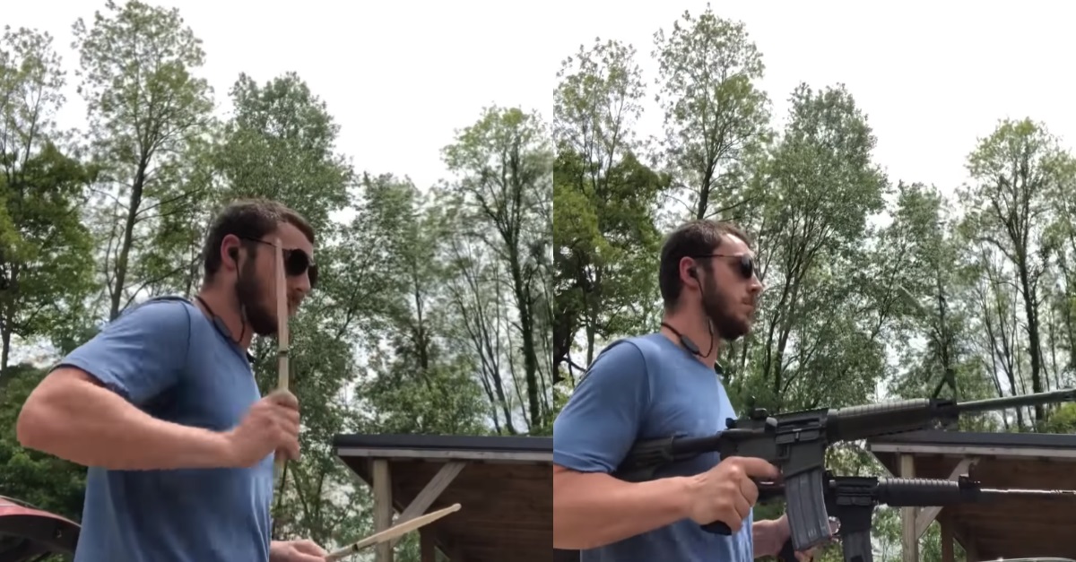 Watch This Dude Cover Lamb Of God Using Actual Guns