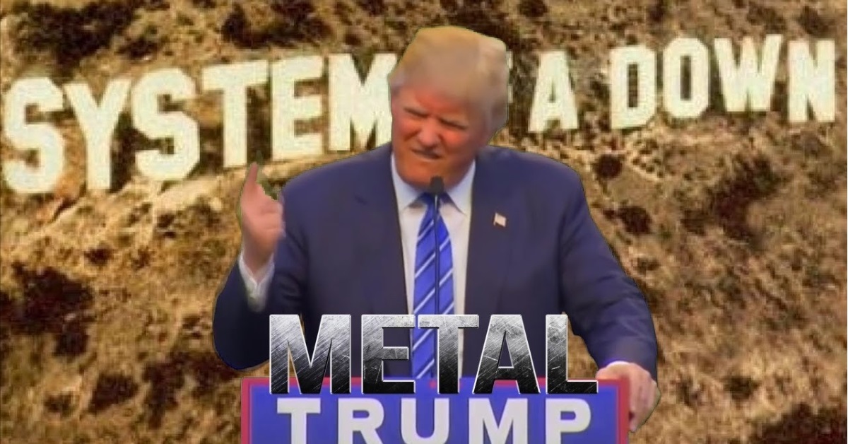 Metal Trump is Back With a Cover of System Of A Down's 'Chop Suey'