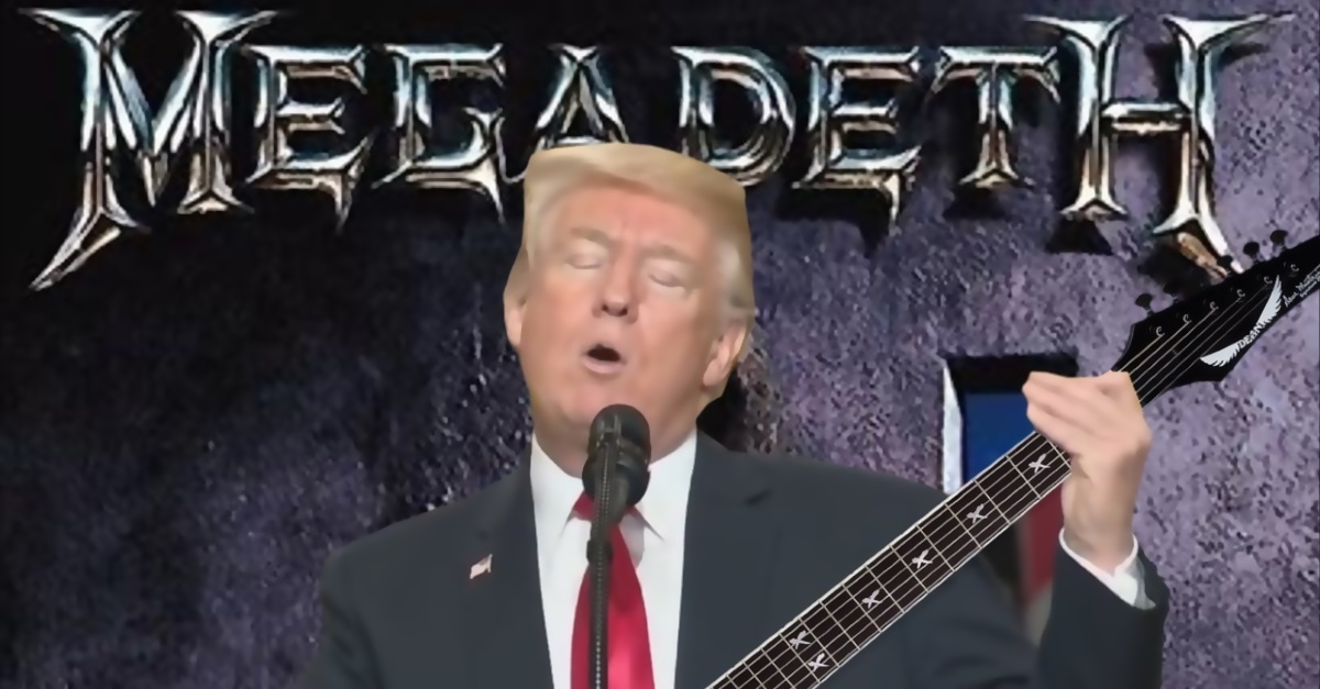 Watch Metal Trump's Hilarious Cover of Megadeth's 'Symphony Of Destruction'