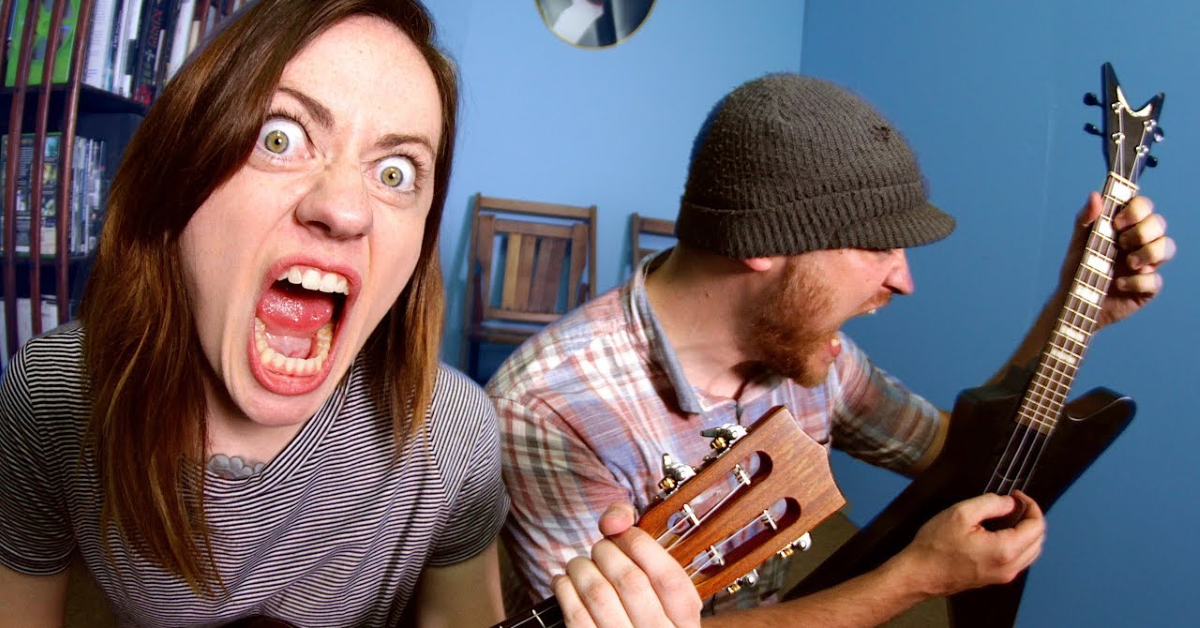 Watch Rob Scallon and Sarah Longfield Cover Slayer's 'Piece By Piece' on Ukulele