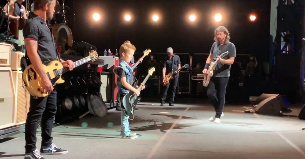 Watch Scott Ian's Son Play 'Everlong' With Foo Fighters On Stage